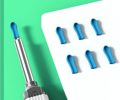 6 cuillères en silicone supplémentaires