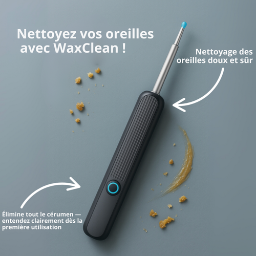 WaxClean™ – Nettoyeur d’oreilles intelligent avec technologie avancée