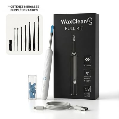 WaxClean™ – Nettoyeur d’oreilles intelligent avec technologie avancée