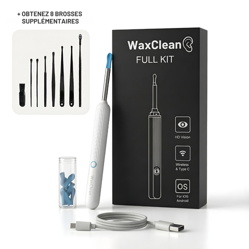 WaxClean™ – Nettoyeur d’oreilles intelligent avec technologie avancée