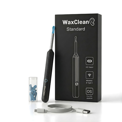 WaxClean™ – Nettoyeur d’oreilles intelligent avec technologie avancée