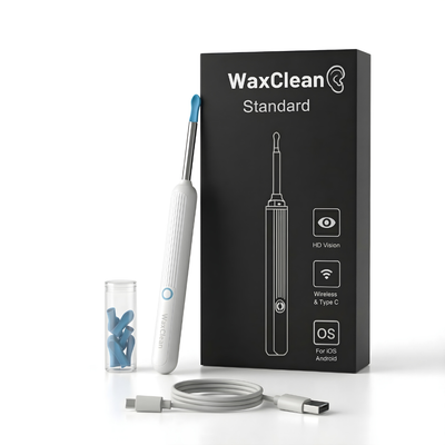 WaxClean™ – Nettoyeur d’oreilles intelligent avec technologie avancée
